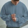 simple-front-view-sweatshirt-mockup-with-natural-lighting-00143 (1) denim sweat shirt